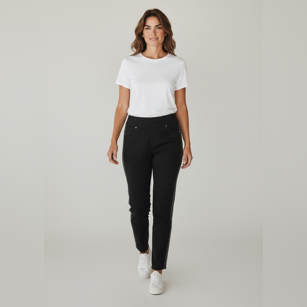 (43)Mr. Max Black Denim Pants
